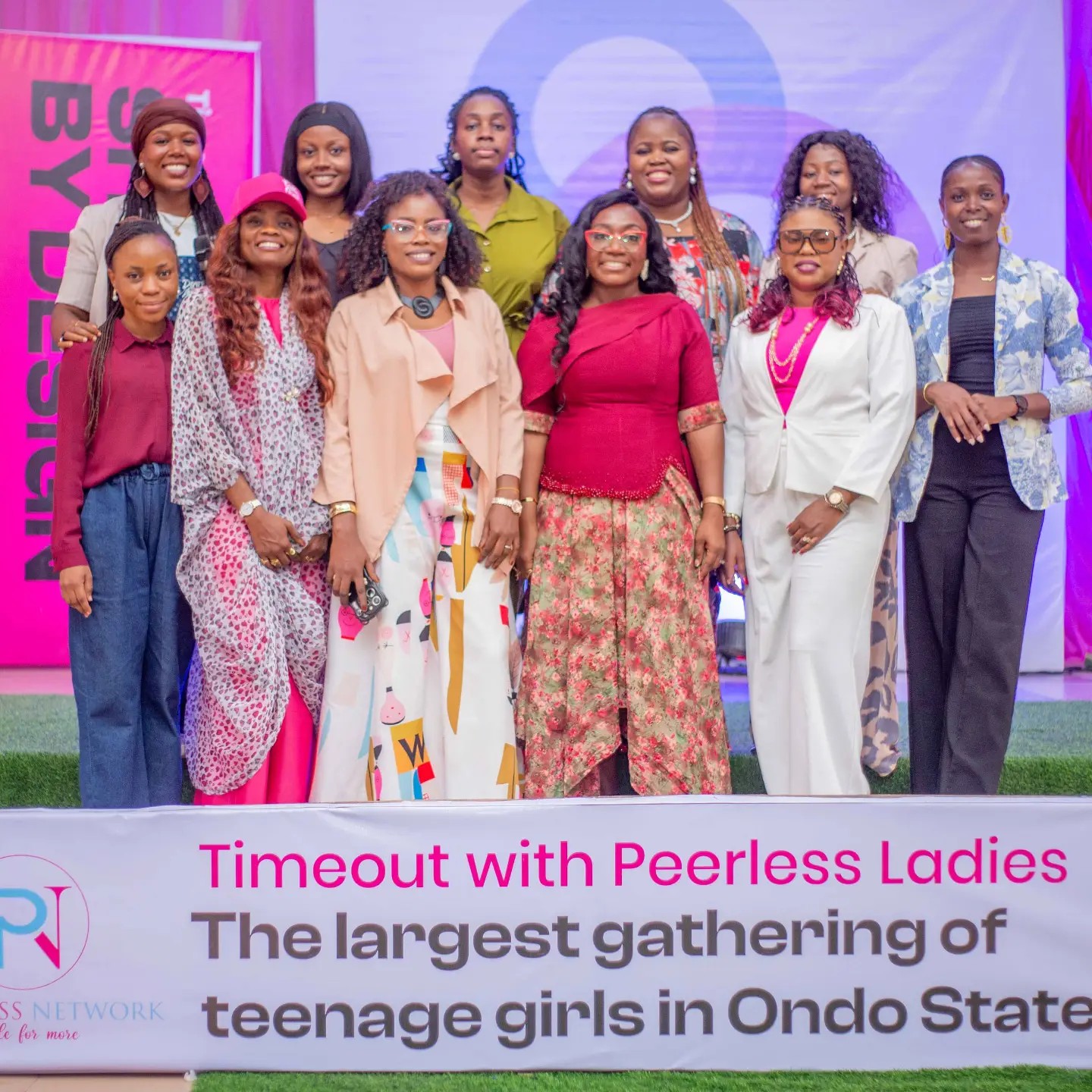 Peerless Network participants and guests together at Timeout with the Peerless Ladies